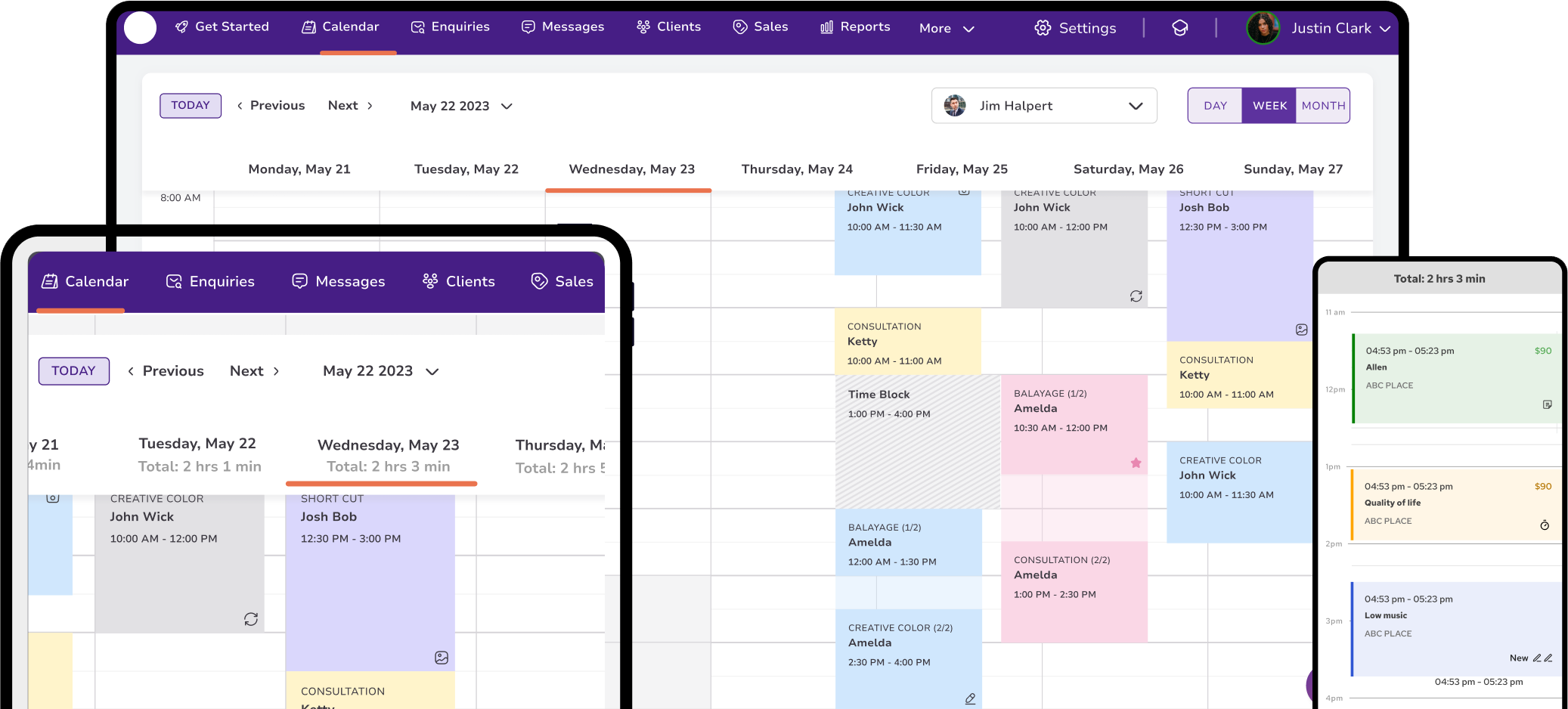 Calendar scheduling interface